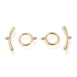 Brass Toggle Clasps&nbsp;KK-L006-005G
