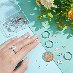 DIY Charm Adjustable Ring Making Kit&nbsp;DIY-NB0010-02
