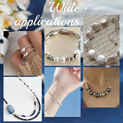 20Pcs 5 Style Fancy Cut Faceted Round 925 Sterling Silver Beads&nbsp;STER-PH0001-69