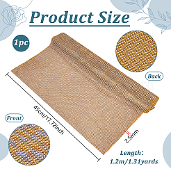 Aluminum Rhinestone Mesh Beaded Trim&nbsp;DIY-WH0750-412B