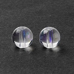ガラスビーズ  ラウンド  透明  8mm  穴：1.4mm&nbsp;GLAA-C021-01M