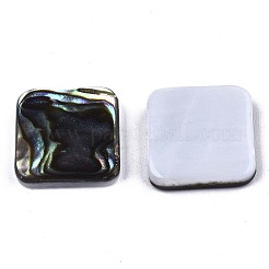 Natural Abalone Shell/Paua Shell Cabochons&nbsp;SSHEL-N034-75B-01