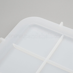 Rectangle with Pattern Handle Dinner Plate Silicone Molds&nbsp;DIY-L021-57