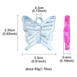 50g Transparent Acrylic Pendants&nbsp;TACR-YW0001-67