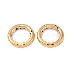 Ion Plating(IP) 316 Stainless Steel Spring Gate Rings&nbsp;X-STAS-M296-01G-B