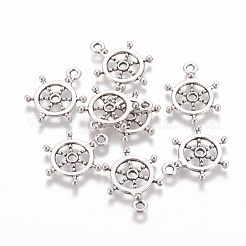 Tibetan Style Alloy Pendants&nbsp;TIBEP-LF0997YKG-AS-FF