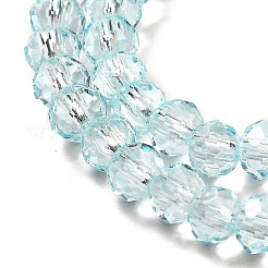 Transparent Baking Paint Glass Beads Strands&nbsp;DGLA-A034-T4mm-D06