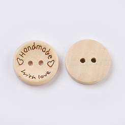 Wooden Buttons&nbsp;BUTT-K007-08C