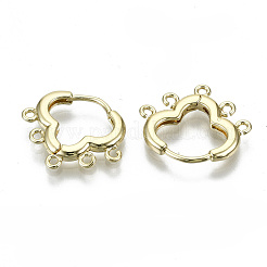 Brass Huggie Hoop Earring&nbsp;KK-N227-59-NF