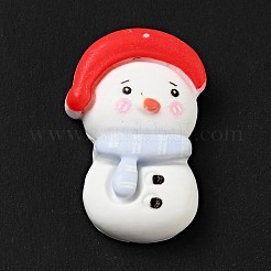Opaque Christmas Resin Cabochons&nbsp;RESI-G039-09