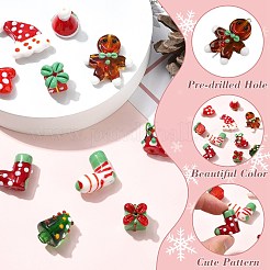 10Pcs 10 Styles Handmade Lampwork Beads&nbsp;LAMP-CJ0002-73