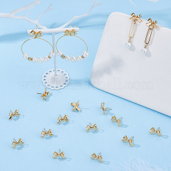 Brass Stud Earring Findings & Open Jump Rings&nbsp;KK-HS0001-79