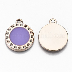 UV Plating Acrylic Pendant Rhinestone Settings&nbsp;OACR-R252-04-04LG