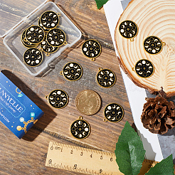 Alloy Enamel Pendants&nbsp;ENAM-SC0004-03
