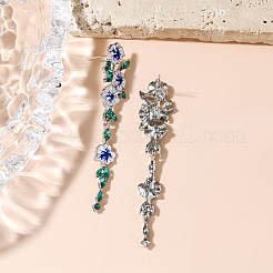 Elegant Nature-Inspired Long Alloy Stud Earrings&nbsp;HY8690