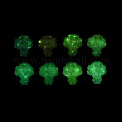 UV Plating Luminous Opaque Acrylic Beads&nbsp;TACR-T017-93M