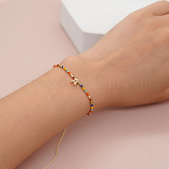 Bohemian Style Brass Charm Bracelets&nbsp;JG3497-1