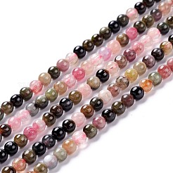Natural Tourmaline Beads Strands&nbsp;X-G-G446-4mm-03