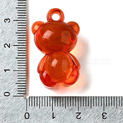 Transparent Printed Acrylic Pendants&nbsp;OACR-E043-01