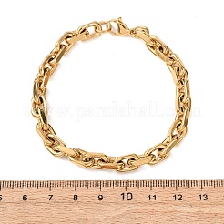 304 Stainless Steel Cable Chain Bracelets for Women Men&nbsp;BJEW-F529-04G