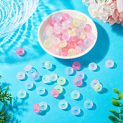 200Pcs Frosted Acrylic Beads&nbsp;FACR-TA0001-12