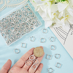 160Pcs 4 Styles Tibetan Style Alloy Bead Frame&nbsp;FIND-PA0001-39