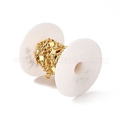 Rack Plating Brass Ring & Rectangle Link Chains&nbsp;CHC-I040-03G