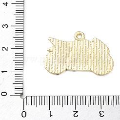 レーシングカーをテーマにした合金エナメルペンダント  バイクチャーム  ゴールドカラー  レッド  19x28x1.2mm  穴：1.7mm&nbsp;AL-CBA4666-03C-02