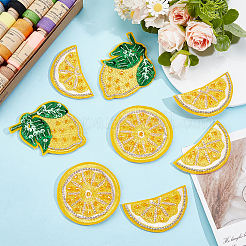 8Pcs Polyester Clothing Patches&nbsp;PATC-MA0001-39