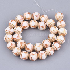 Electroplate Glass Beads Strands&nbsp;EGLA-S177-07B-M