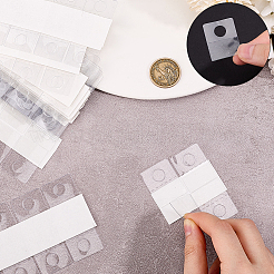 200Pcs PET Back Adhesive Slot Hole Hang Tabs&nbsp;DIY-CP0011-33