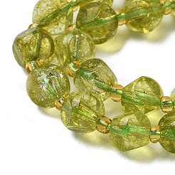 Natural Olive Quartz Beads Strands&nbsp;G-K387-A01-02