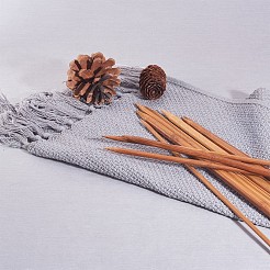 竹編み針を炭化する  シングル尖ったかぎ針編み  キットスムースクロエ  芸術工芸の針のツール  サドルブラウン  345~360mm  1ペア/バッグ  18袋 /セット&nbsp;TOOL-WH0016-16