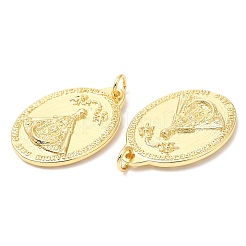 Rack Plating Brass Pendants&nbsp;KK-A185-29G