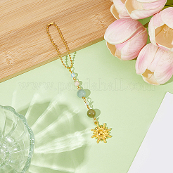 Sun Alloy Pendant Decorations&nbsp;HJEW-WH20003-56C