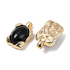 Brass with Glass and Imitation Agate Pendants Pendants&nbsp;KK-Q030-24G