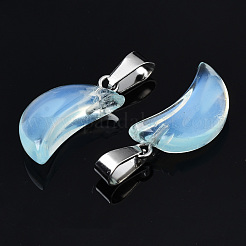 Spray Painted Glass Pendants&nbsp;GLAA-N035-021-A02