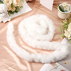 2Pcs 2 Colors Faux Fur Chenille Stick Fabric Roll for Christmas Tree Decor or Wreath Bows Craft&nbsp;FIND-CY0002-10A