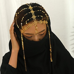 Arabian Style Brass Multi-layer Tassel Headpiece&nbsp;EN1713