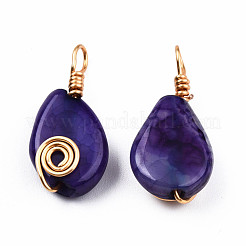 Natural Agate Pendants&nbsp;G-N326-137