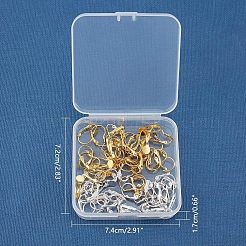 ゴールドカラー  16x11mm  60個/箱&nbsp;KK-FH0001-17