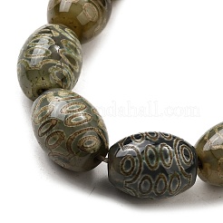 Tibetan Style dZi Beads Strands&nbsp;G-S389-A11