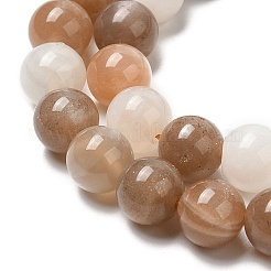 Natural Multi-Moonstone Beads Strands&nbsp;G-J157-8mm-06