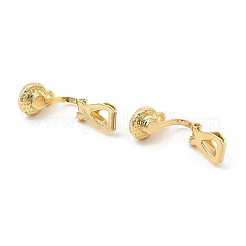 Alloy Clip-on Earring Findings&nbsp;FIND-L015-011G