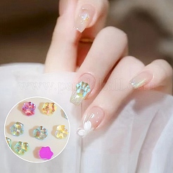 100Pcs Cat Paw Print Resin Cabochons&nbsp;RESI-CJ0002-91