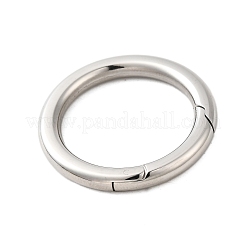 304ステンレス鋼スプリングゲートリング  ステンレス鋼色  30x3.5mm&nbsp;STAS-V012-03P