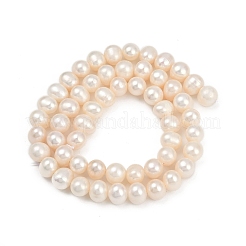 Natural Cultured Freshwater Pearl Beads Strands&nbsp;PEAR-I007-07X-13A