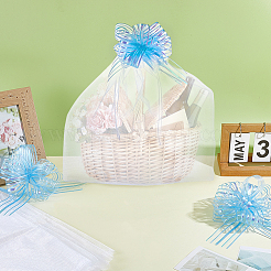 6Pcs Rectangle Organza Packing Drawstring Bags&nbsp;ABAG-PH0001-81B