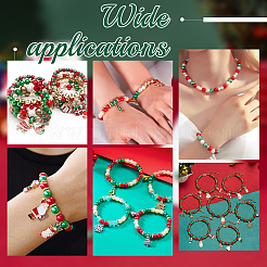 320pcs 2 Styles Imitation Pearl & Plating Acrylic Beads&nbsp;OACR-AR0001-32A