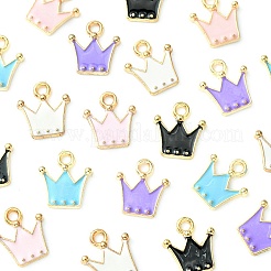 20Pcs 5 Colors Alloy Enamel Charms&nbsp;ENAM-YW0003-02